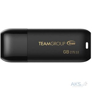 TEAM C175 SERIES 64GB USB 3.0 DRIVE BLACK