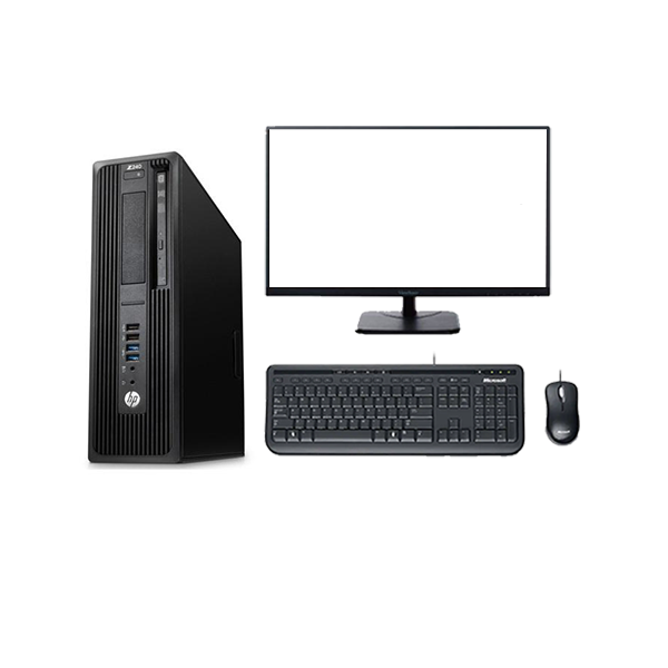 Power User single Combo!! HP Z240 SFF WorkStation- Ex Lease i7 6th gen 3.40GHZ 16GB RAM 1TB HDD+128GB SSD W10 Includes : 22inch monitors, NVIDIA Quadro K620, Keyboard and Mouse Desktop - NZTP 